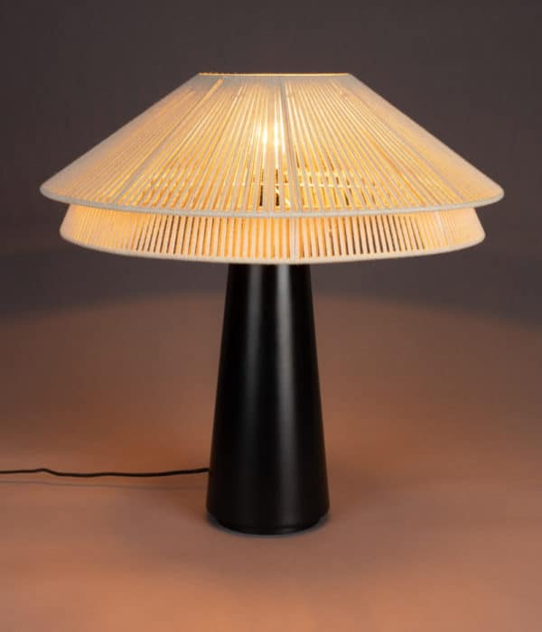 Lampe de table tressage